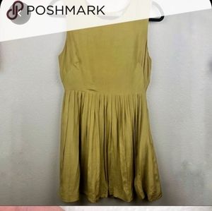 SEEKING Forever 21 I love H81 chartreuse dress S/M